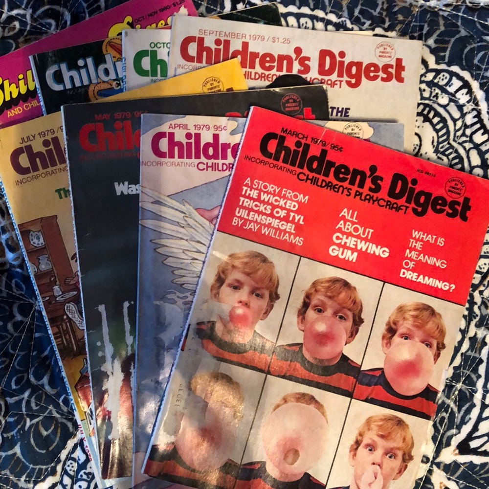 Vintage 1979/1980 Children’s Digest magazines (8)